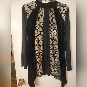 Logo Lavender Tunic Top